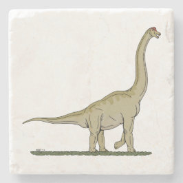 Jurassic Dinosaur Brachiosaurus Steinuntersetzer