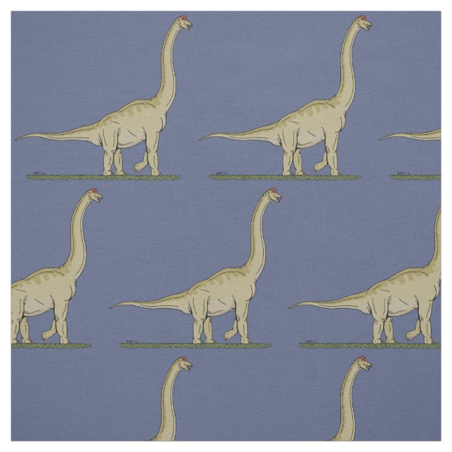 Jurassic Dinosaur Brachiosaurus Stoff (Muster)