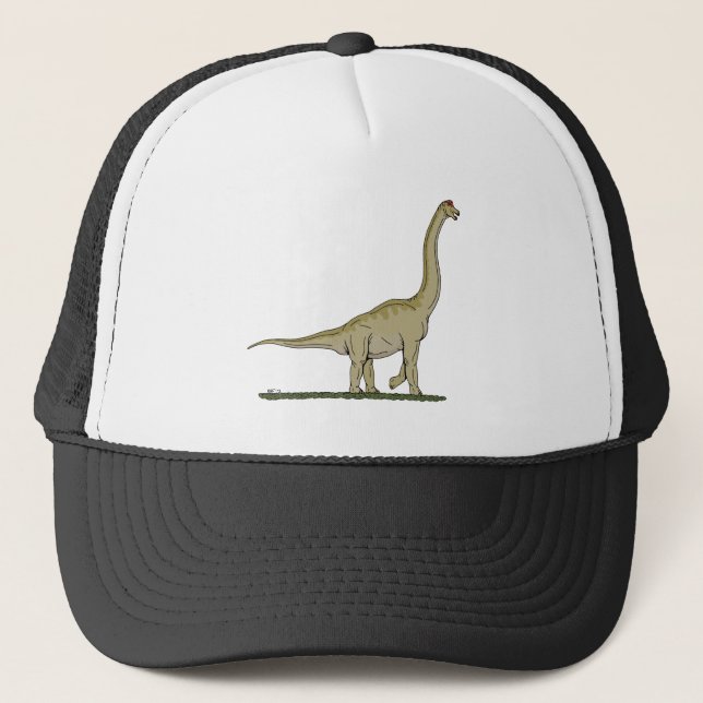 Jurassic Dinosaur Brachiosaurus Truckerkappe (Vorderseite)