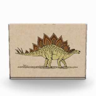 Jurassic Dinosaur Stegosaurus Fotoblock