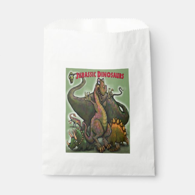 Jurassic Dinosaurier Geschenktütchen (Vorderseite)
