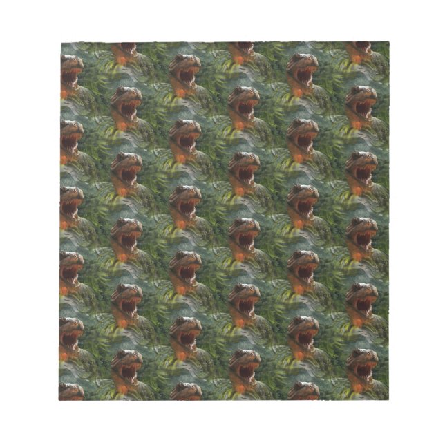 Jurassic-Dinosaurier Notizblock (Vorderseite)