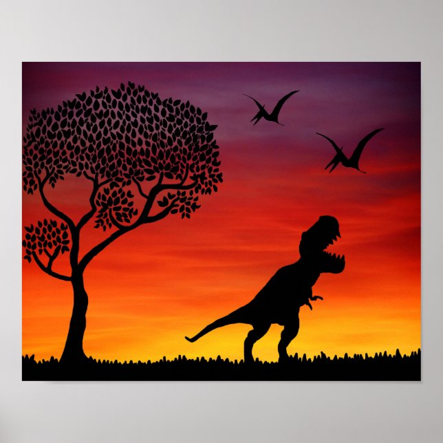 Jurassic Dinosaurier Poster (Vorne)