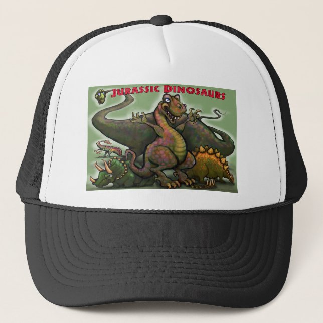 Jurassic Dinosaurier Truckerkappe (Vorderseite)