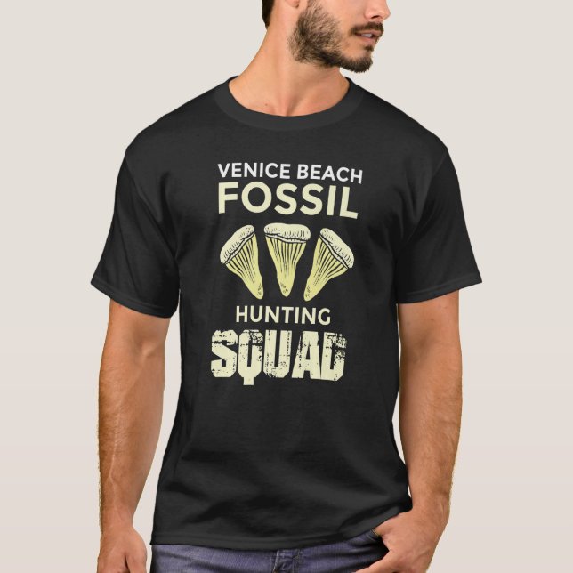 Jurassic Fossil digging World  Venice Hunting Squa T-Shirt (Vorderseite)