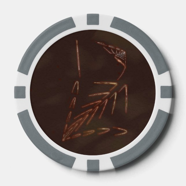 Jurassic Fossil Pokerchips (Vorderseite)