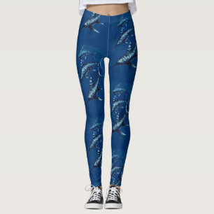 Jurassic Ichthyosaur Leggings. Leggings