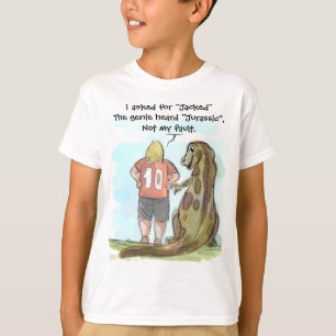 Jurassic Jacked Kinder Humor-T-Shirt – 'Nicht mein T-Shirt