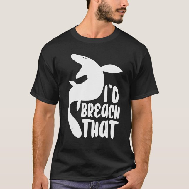 Jurassic Mosasaurus Dinosaur T-Shirt (Vorderseite)