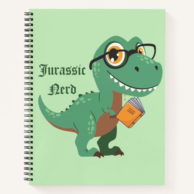 Jurassic Nerd Notizbuch (Vorderseite)