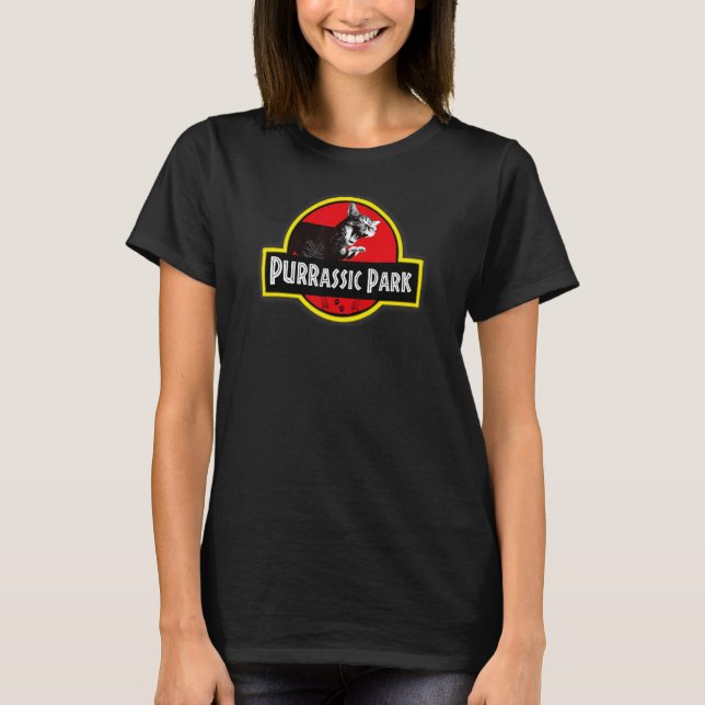 Jurassic Park Katzen-Rex-Mix T-Shirt (Vorderseite)