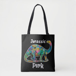 Jurassic Perk Farbiger Dinosaurier Schwarz