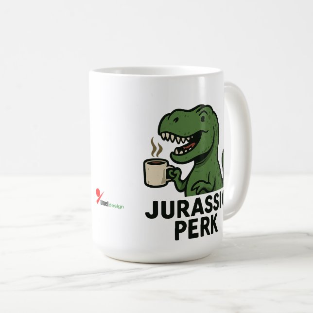 Jurassic Perk Kaffeetasse (VorderseiteRechts)