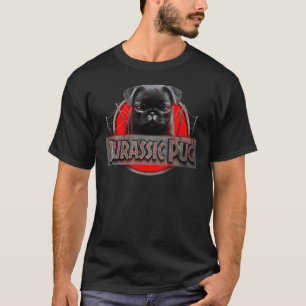 Jurassic Pug - Lustiger schwarzer Pug für Weihnach T-Shirt