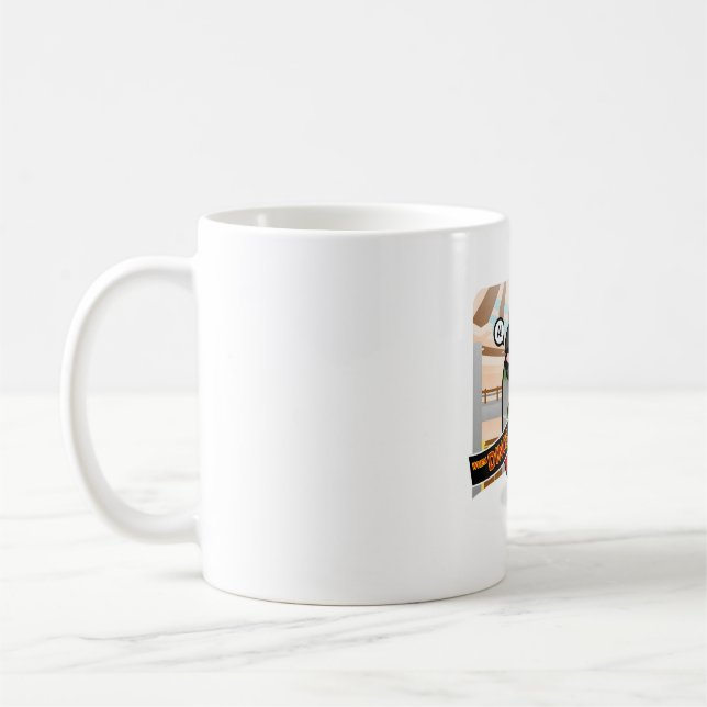 Jurassic Squawk Kaffeetasse (Links)