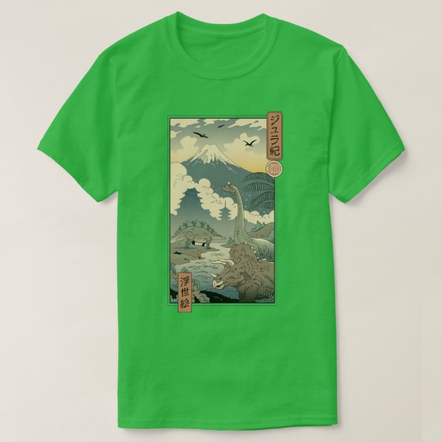 Jurassic Ukiyoe 1 T-Shirt (Design vorne)