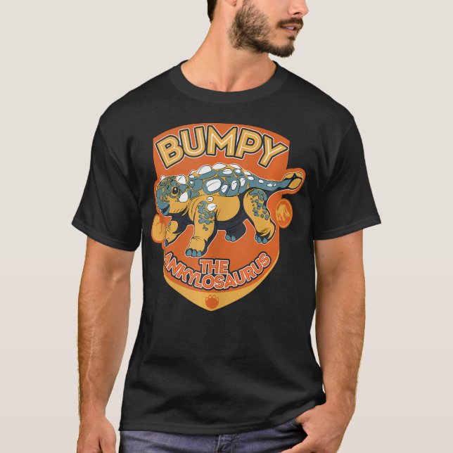 Jurassic World Camp Cretaceous Bumpy der Ankylosau T-Shirt (Vorderseite)