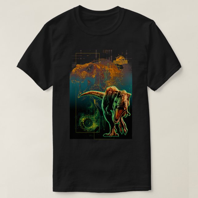 Jurassic World Fallen Kingdom TRe Collage T-Shirt (Design vorne)
