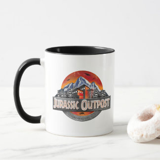 Jurassische Outpost "Dominion Style" Logo-Tasse Tasse