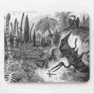 Jurassische Pterodactyls Mousepad
