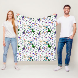 Jurassische Welt Fleecedecke