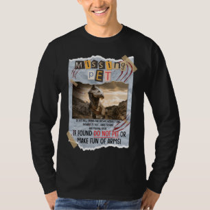 Jurassisches Vermisstes Tier T Rex Plakatband T-Shirt