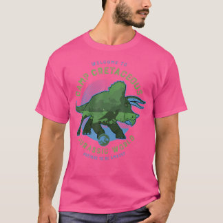 Jurassisches World Camp Herzlich Willkommen Tricer T-Shirt
