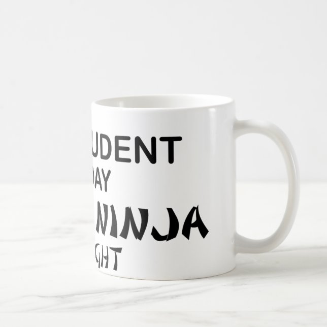 Jurastudent tödliches Ninja Tasse (Rechts)