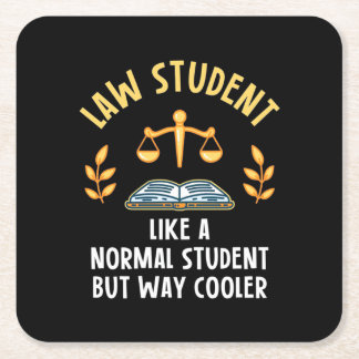 Jurastudenten Cooler Rechteckiger Pappuntersetzer