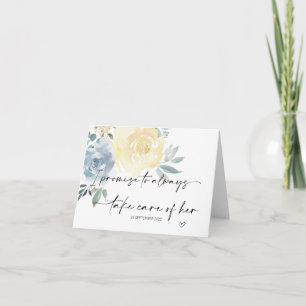 Jurastudenten geben Gärenspenden für ihre Hochzeit Karte