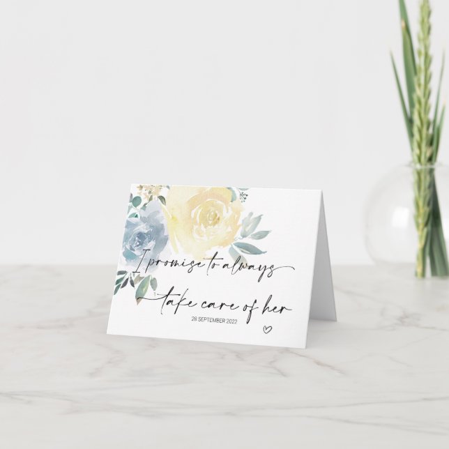 Jurastudenten geben Gärenspenden für ihre Hochzeit Karte (Vorderseite)