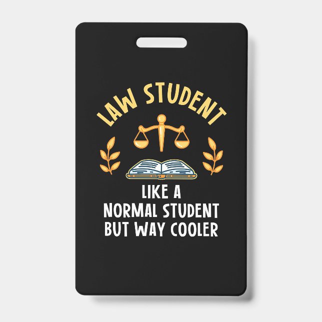 Jurastudenten sind Cooler Ausweis (Vorderseite)