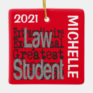 Jurastudentin CUSTOM Keramikornament