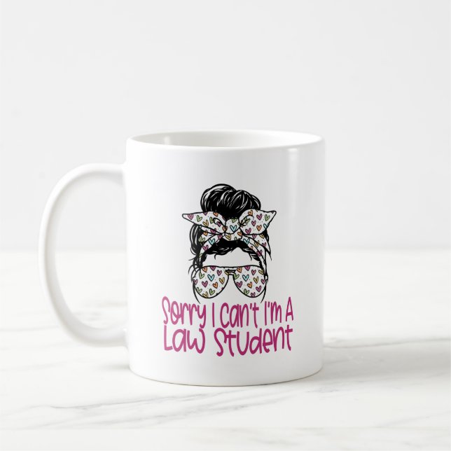Jurastudentin Future Lawyer Funny Geschenk Kaffeetasse (Links)