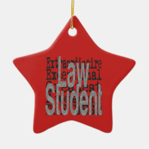 Jurastudentin Keramik Ornament
