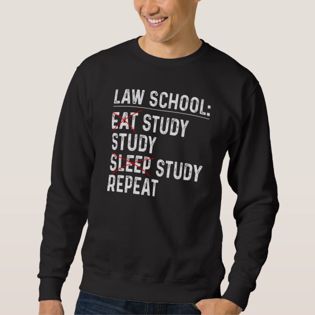 Jurastudium: Anwaltsanwaltsanwaltsstudentin Sweatshirt (Vorderseite)
