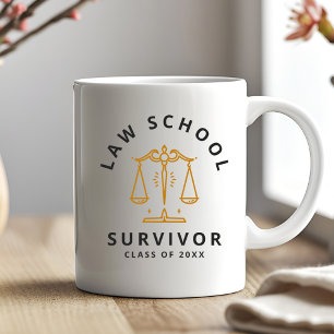 Jurastudium Survivor Funny Graduate Kaffeetasse