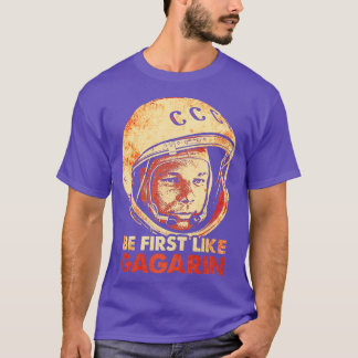 Juri Gagarin sowjetischer Kosmonaut Astronaut 4 T-Shirt