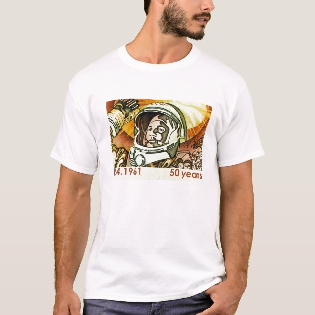 Juri Gagarin T-Shirt (Vorderseite)
