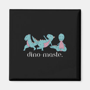 Juric Dinosaur Yoga Dino-Meister Zen Vibes Lustig Magnet