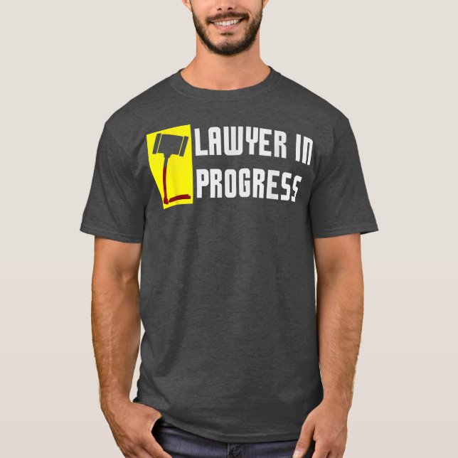 Jurist in Progress Funny Law School Studen T-Shirt (Vorderseite)