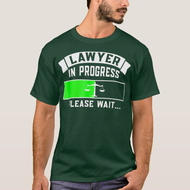 Jurist in Progress Funny Law School Student Gesche T-Shirt (Vorderseite)