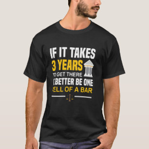 Jurist Student Bar Exam Abschluss T-Shirt