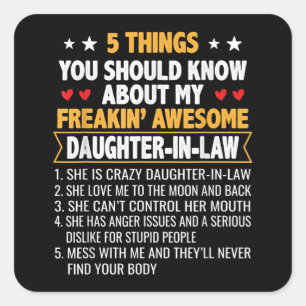 Jurist und Mutter von Jurykinder Quadratischer Aufkleber