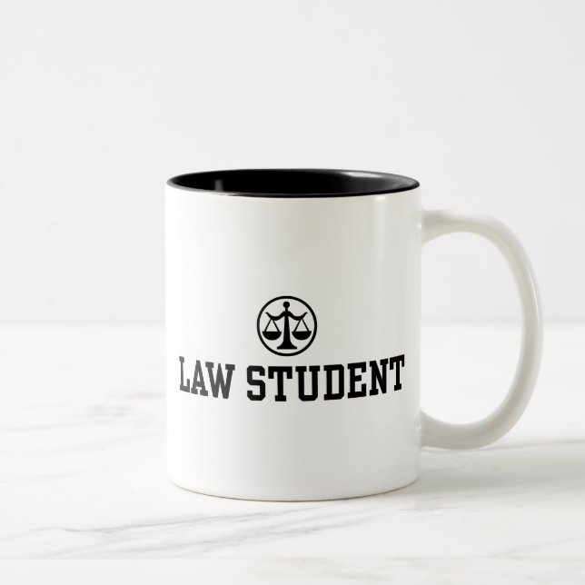 Jurist Zweifarbige Tasse (Rechts)
