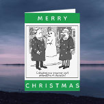 Juristen und Snowman-Cartoon Weihnachten Karte<br><div class="desc">Legale Weihnachtskarte. Weihnachtskarte mit lustigem Cartoon mit Anwälten und einem Schneemann. Kartendesign für Anwälte,  Anwälte,  Rechtsanwälte,  Rechtsanwälte,  Rechtsanwälte und Rechtsanwälte. Die Weihnachtskarte,  die Sie mit Ihren eigenen Daten personalisieren und an Weihnachten ausschicken können.</div>