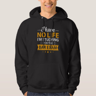 Juristenakademie für Anwälte Abschluss Bar Exam Hoodie