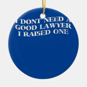 Juristeneltern Vatermutter Sonniger Vatertag Keramik Ornament