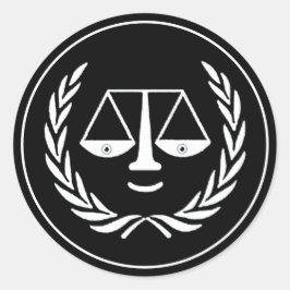 Juristenhochschule Grad Runder Aufkleber