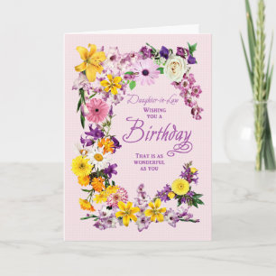 Juristentochter Blume-Frame-Karte Karte